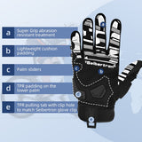 color:Black | Seibertron SPS-1 full finger touchscreen motorcycle gloves image 03