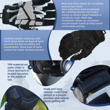 color:Black | Seibertron SPS-1 full finger touchscreen motorcycle gloves image 04