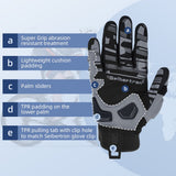 color:Grey | Seibertron SPS-1 full finger touchscreen motorcycle gloves image 07