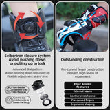 color:Black | Seibertron SPS-6 leather racing gloves with carbon fiber protection image 09
