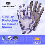 color:Grey | Seibertron S.P.S.G-1 UPF100 sun protection touchscreen full finger gloves image 05