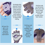 color:Grey | Seibertron S.P.S.G-3 UPF100 sun protection fingerless cycling gloves image 08