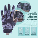 color:Black | Seibertron S.P.S.G-4 UPF100 sun protection horse riding gloves image 02