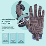 color:Black | Seibertron S.P.S.G-4 UPF100 sun protection horse riding gloves image 03