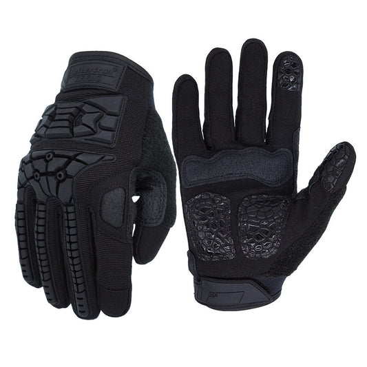 color:Black | Seibertron T.F.F.I.G 2.0 full finger tactical gloves image 01