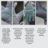 color:Grey | Seibertron T.F.F.I.G 2.0 full finger tactical gloves image 09