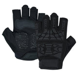 color:Black | Seibertron T.H.F.I.G 2.0 half finger tactical gloves image 01