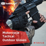 color:Black | Seibertron T.H.F.I.G 2.0 half finger tactical gloves image 03