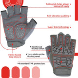 color:Grey | Seibertron T.H.F.I.G 2.0 half finger tactical gloves image 08