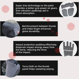 color:Grey | Seibertron T.H.F.I.G 2.0 half finger tactical gloves image 09
