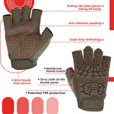color:Army Green | Seibertron T.H.F.I.G 2.0 half finger tactical gloves image 12