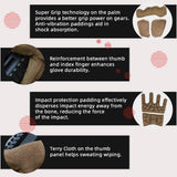 color:Coyote | Seibertron T.H.F.I.G 2.0 half finger tactical gloves image 17