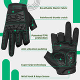 color:Black | Seibertron T.T.F.I.G 2.0 three fingerless tactical gloves image 03