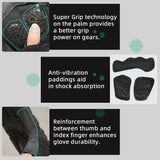 color:Black | Seibertron T.T.F.I.G 2.0 three fingerless tactical gloves image 04