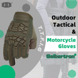 color:Army Green | Seibertron T.T.F.I.G 2.0 three fingerless tactical gloves image 10