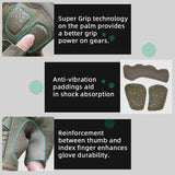 color:Army Green | Seibertron T.T.F.I.G 2.0 three fingerless tactical gloves image 12
