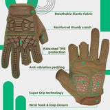 color:Coyote | Seibertron T.T.F.I.G 2.0 three fingerless tactical gloves image 15