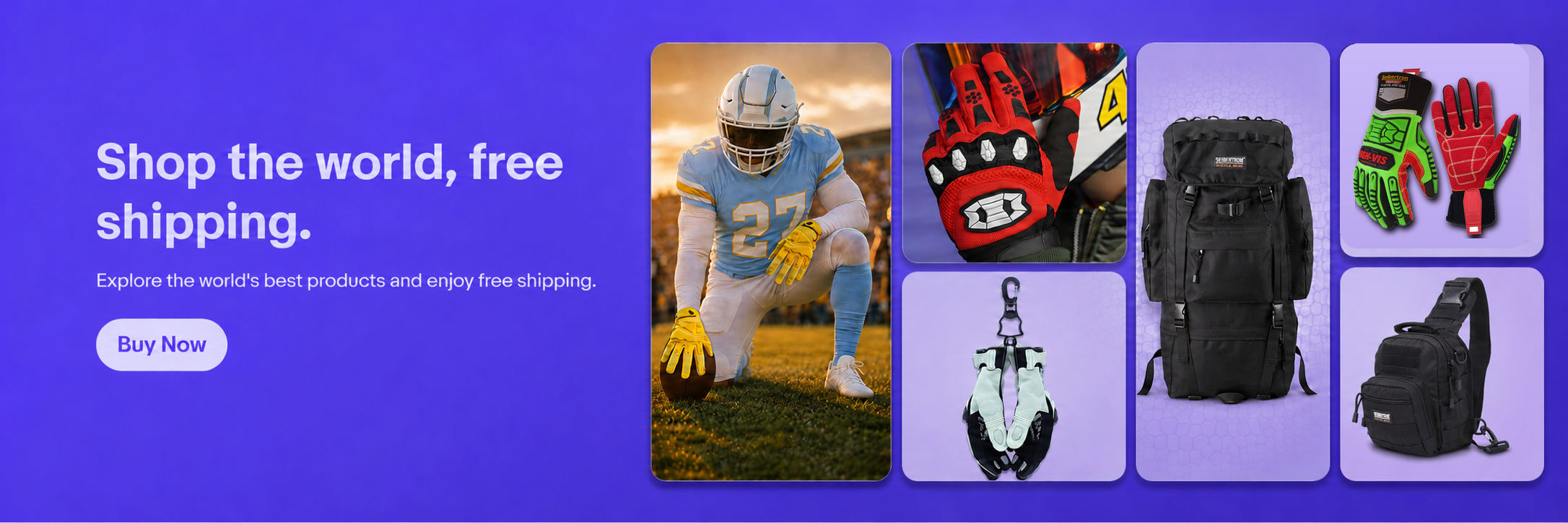 Shop the world with free shipping